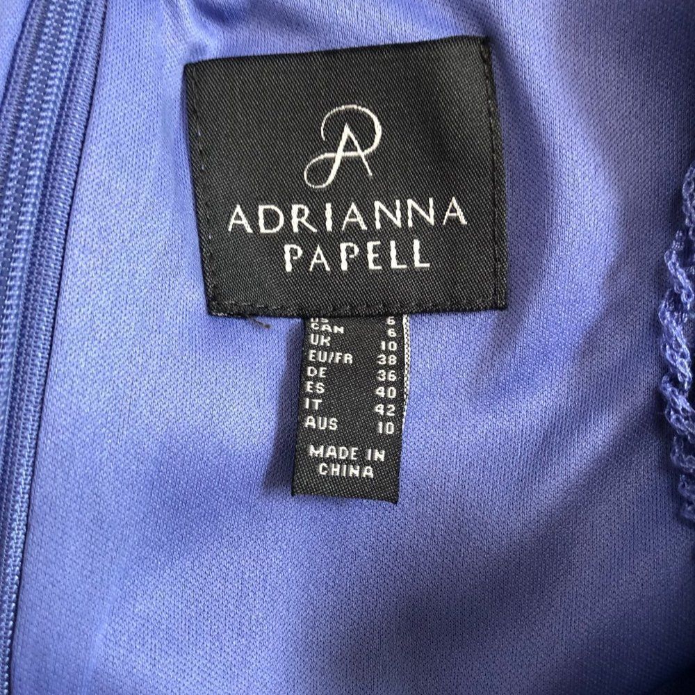 Adrianna Papell Women's‎ Rio Knit TIE Sheath Dress, Lavender Lake size 6 - Picture 4 of 8